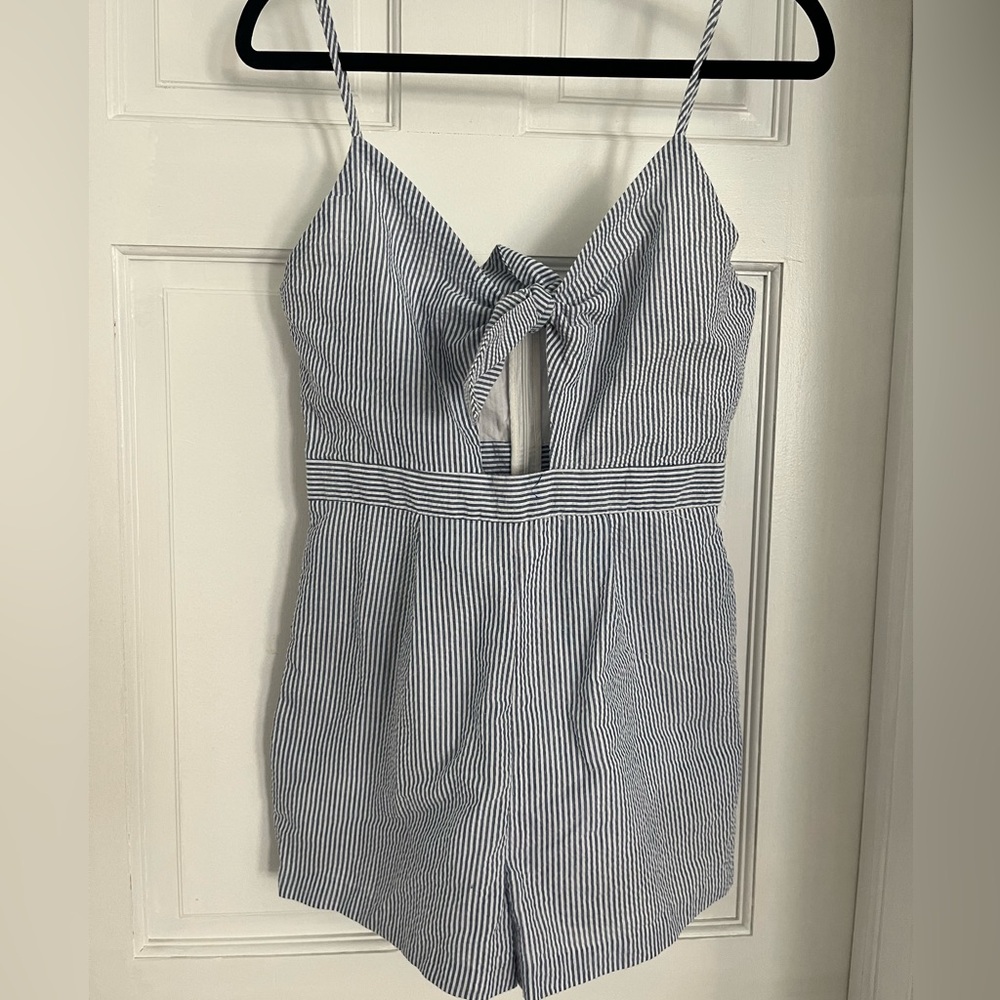 Seersucker Romper